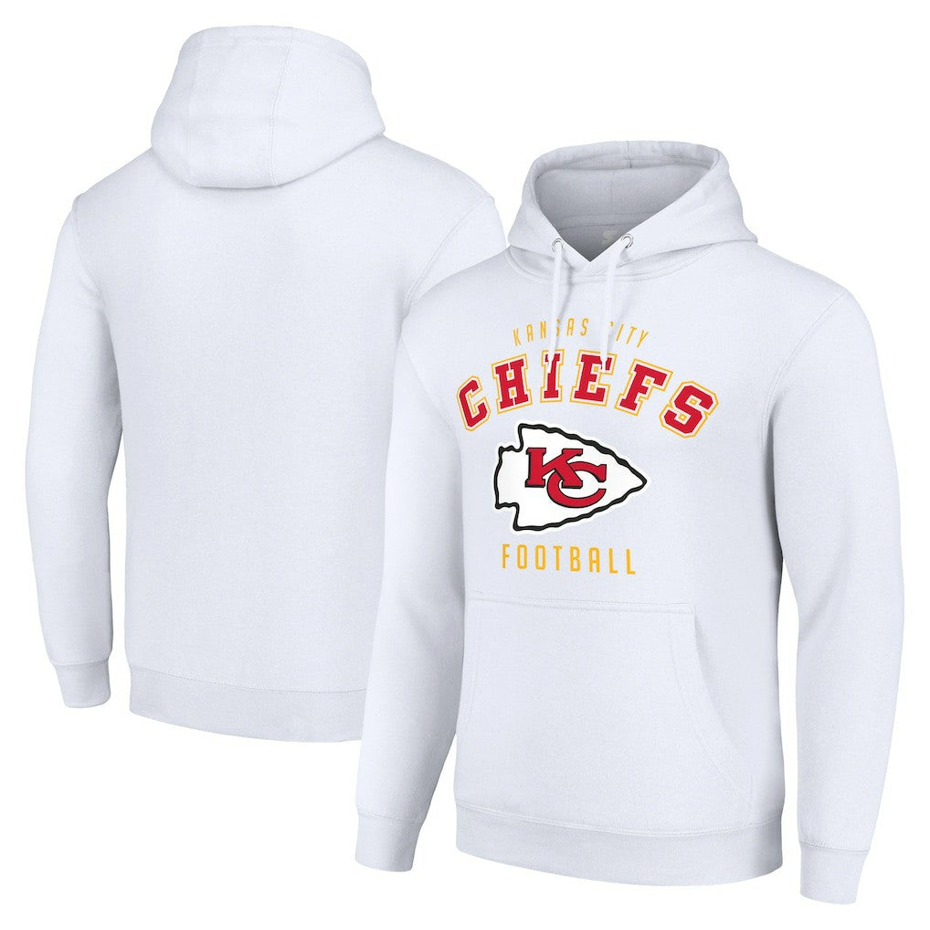 Kansas City Chiefs Starter Unisex Logo Pullover Hoodie White | NFL