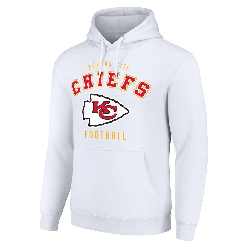 Kansas City Chiefs Starter Unisex Logo Pullover Hoodie White | NFL