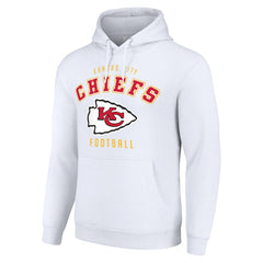 Kansas City Chiefs Starter Unisex Logo Pullover Hoodie White | NFL