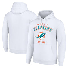 Miami Dolphins Starter Unisex Logo Pullover Hoodie White | NFL