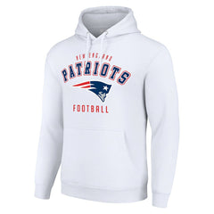 New England Patriots Starter Unisex Logo Pullover Hoodie White | NFL