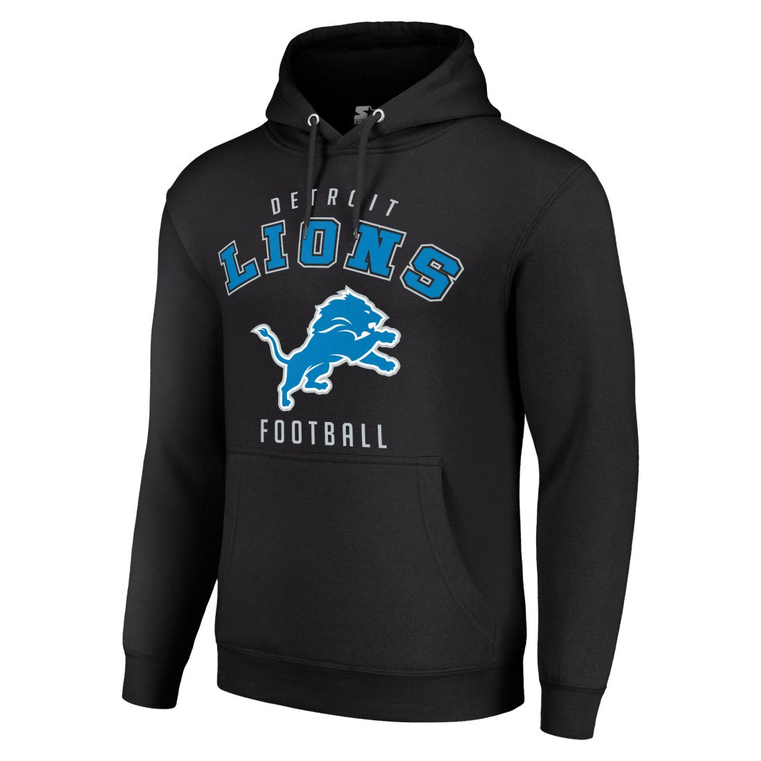 Detroit Lions Starter Unisex Logo Pullover Hoodie Black | NFL