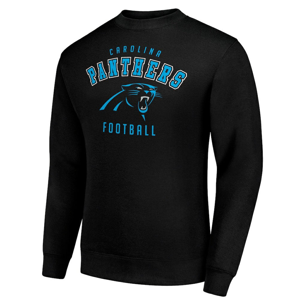 Carolina Panthers Starter Team Logo Pullover Sweatshirt Black | NFL