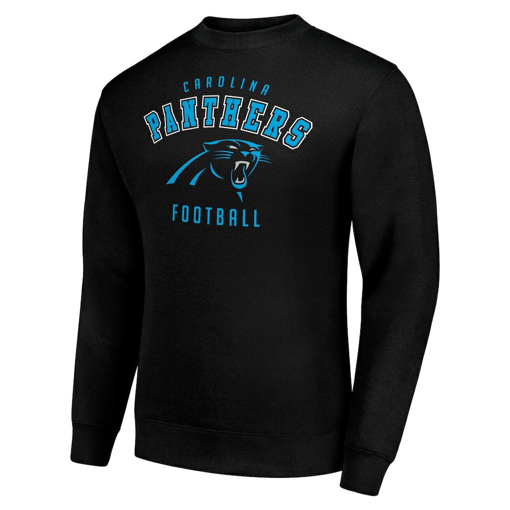 Carolina Panthers Starter Team Logo Pullover Sweatshirt Black | NFL