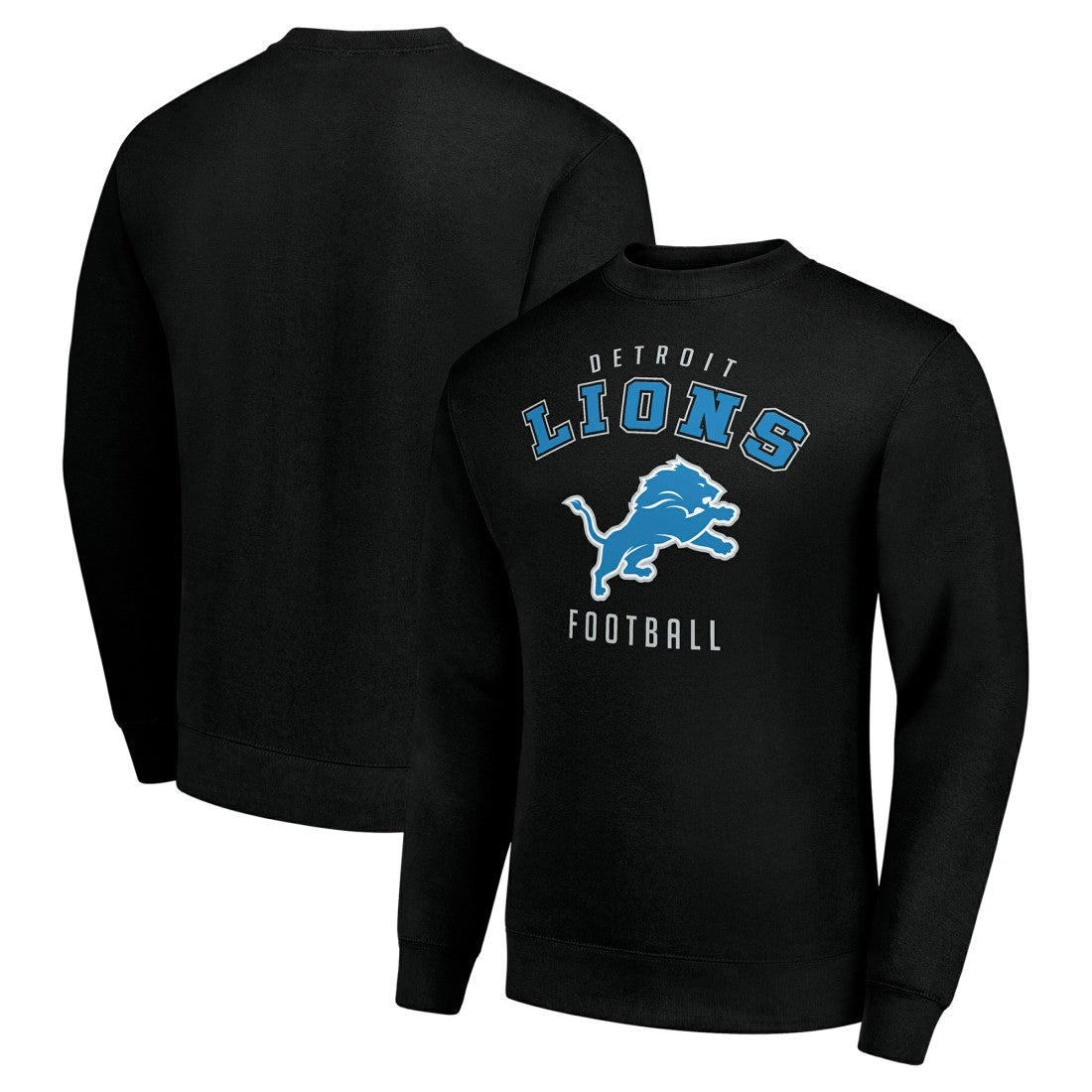 Detroit Lions Starter Team Logo Pullover Sweatshirt Black | NFL