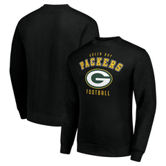 Green Bay Packers Starter Team Logo Pullover Sweatshirt Black | NFL