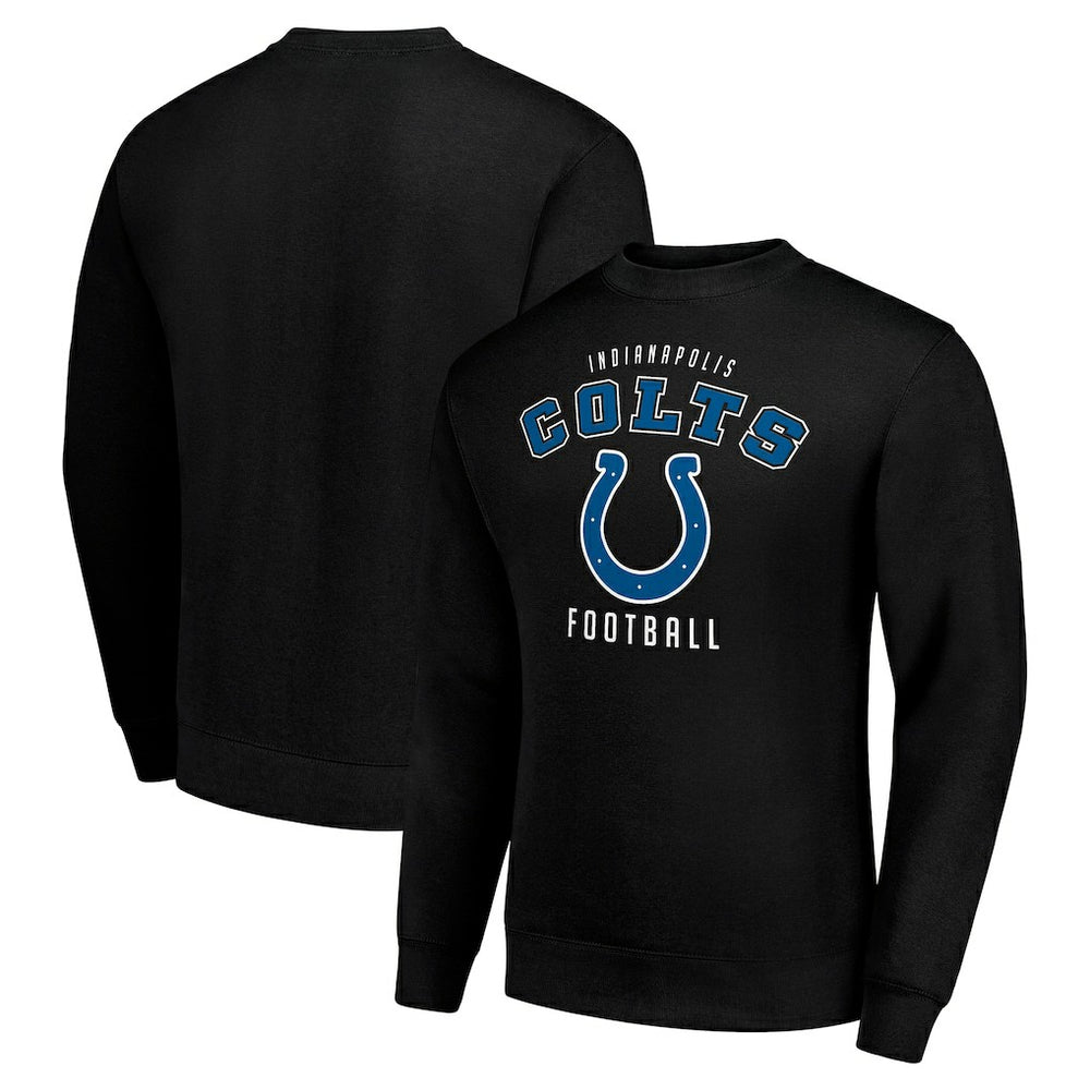 Indianapolis Colts Starter Team Logo Pullover Sweatshirt Black | NFL
