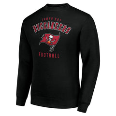 Tampa Bay Buccaneers Starter Team Logo Pullover Sweatshirt Black | NFL