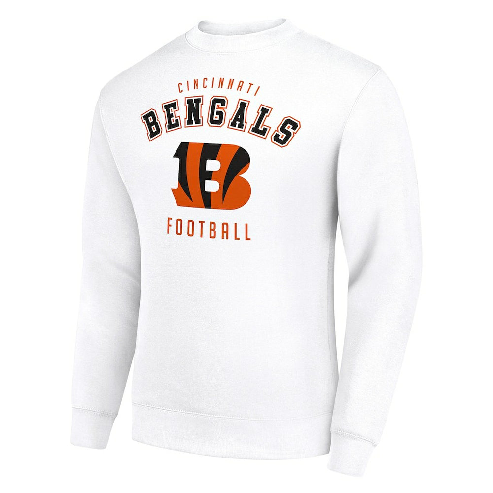 Cincinnati Bengals Starter Team Logo Pullover Sweatshirt White | NFL