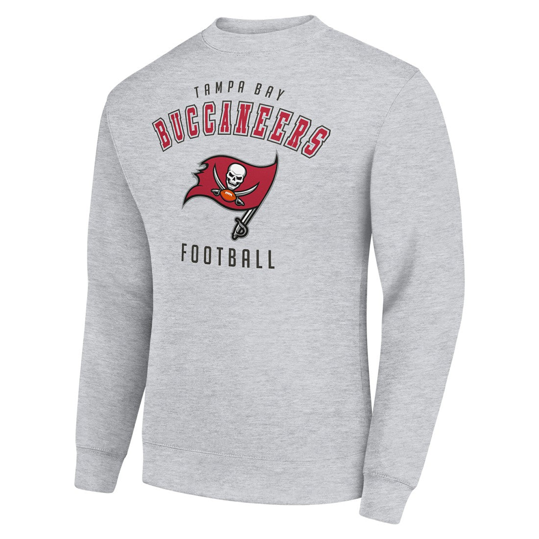 Tampa Bay Buccaneers Starter Team Logo Pullover Sweatshirt Heather Gray | NFL
