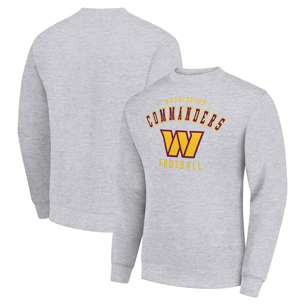 Washington Commanders Starter Team Logo Pullover Sweatshirt Heather Gray | NFL