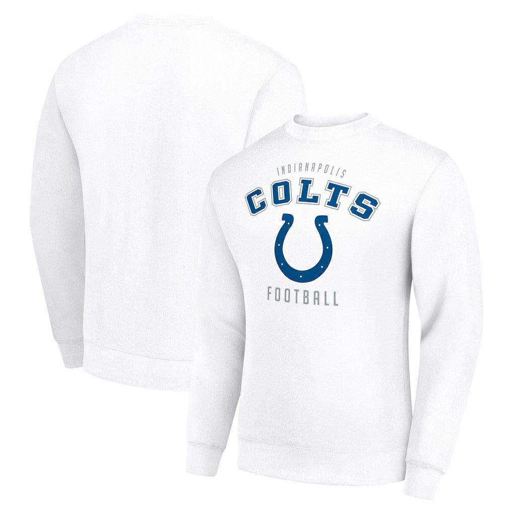 Indianapolis Colts Starter Team Logo Pullover Sweatshirt White | NFL