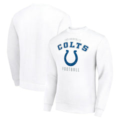 Indianapolis Colts Starter Team Logo Pullover Sweatshirt White | NFL