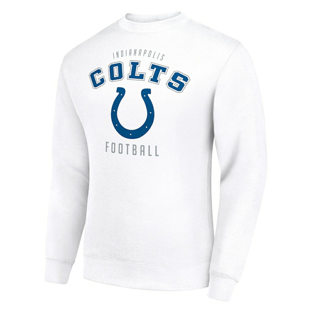 Indianapolis Colts Starter Team Logo Pullover Sweatshirt White | NFL