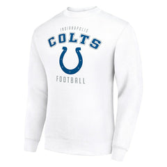 Indianapolis Colts Starter Team Logo Pullover Sweatshirt White | NFL