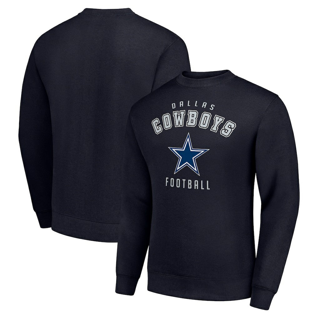 Dallas Cowboys Starter Team Logo Pullover Sweatshirt Navy | NFL