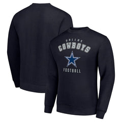 Dallas Cowboys Starter Team Logo Pullover Sweatshirt Navy | NFL