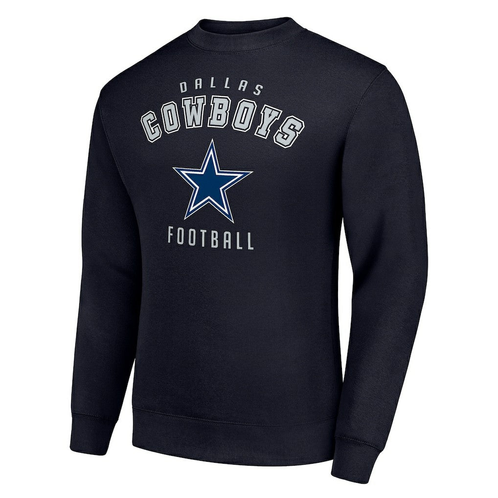Dallas Cowboys Starter Team Logo Pullover Sweatshirt Navy | NFL