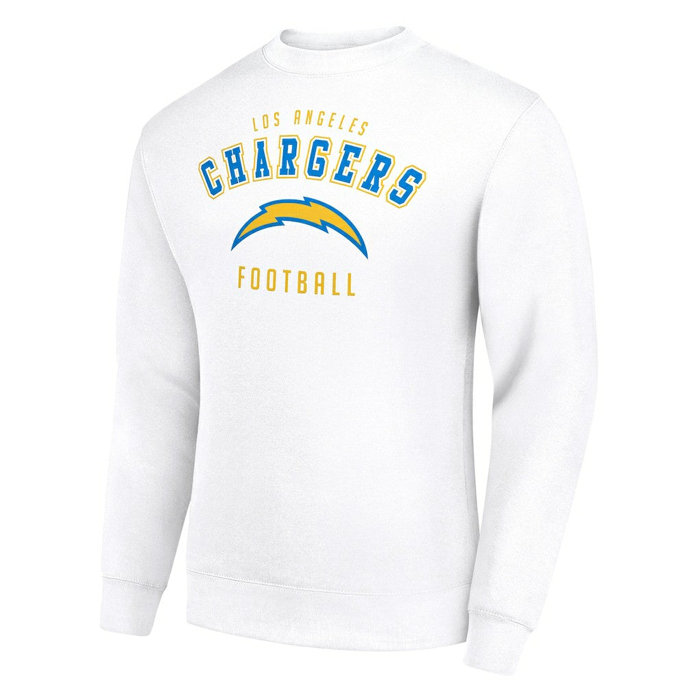 Los Angeles Chargers Starter Team Logo Pullover Sweatshirt White | NFL