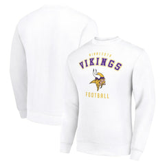 Minnesota Vikings Starter Team Logo Pullover Sweatshirt White | NFL