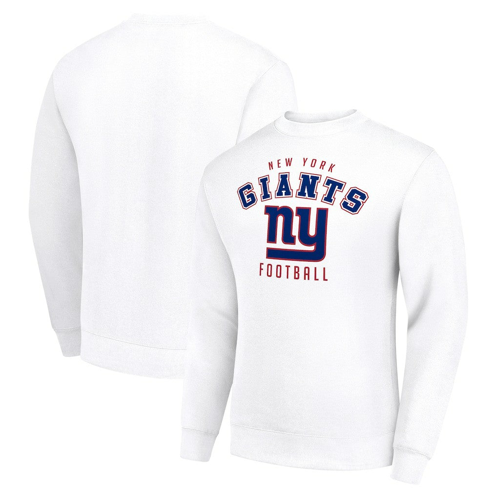 New York Giants Starter Team Logo Pullover Sweatshirt White | NFL
