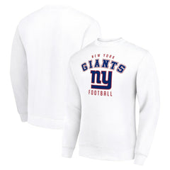 New York Giants Starter Team Logo Pullover Sweatshirt White | NFL