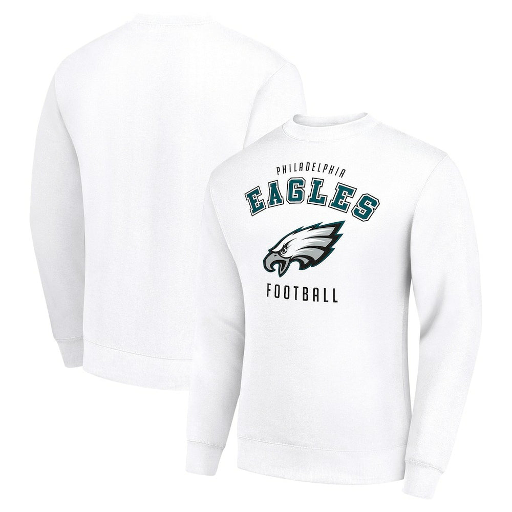 Philadelphia Eagles Starter Team Logo Pullover Sweatshirt White | NFL
