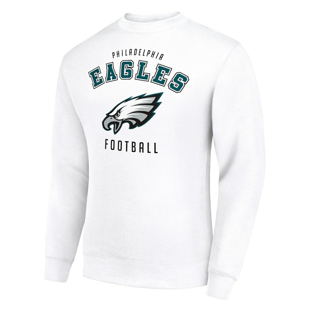 Philadelphia Eagles Starter Team Logo Pullover Sweatshirt White | NFL