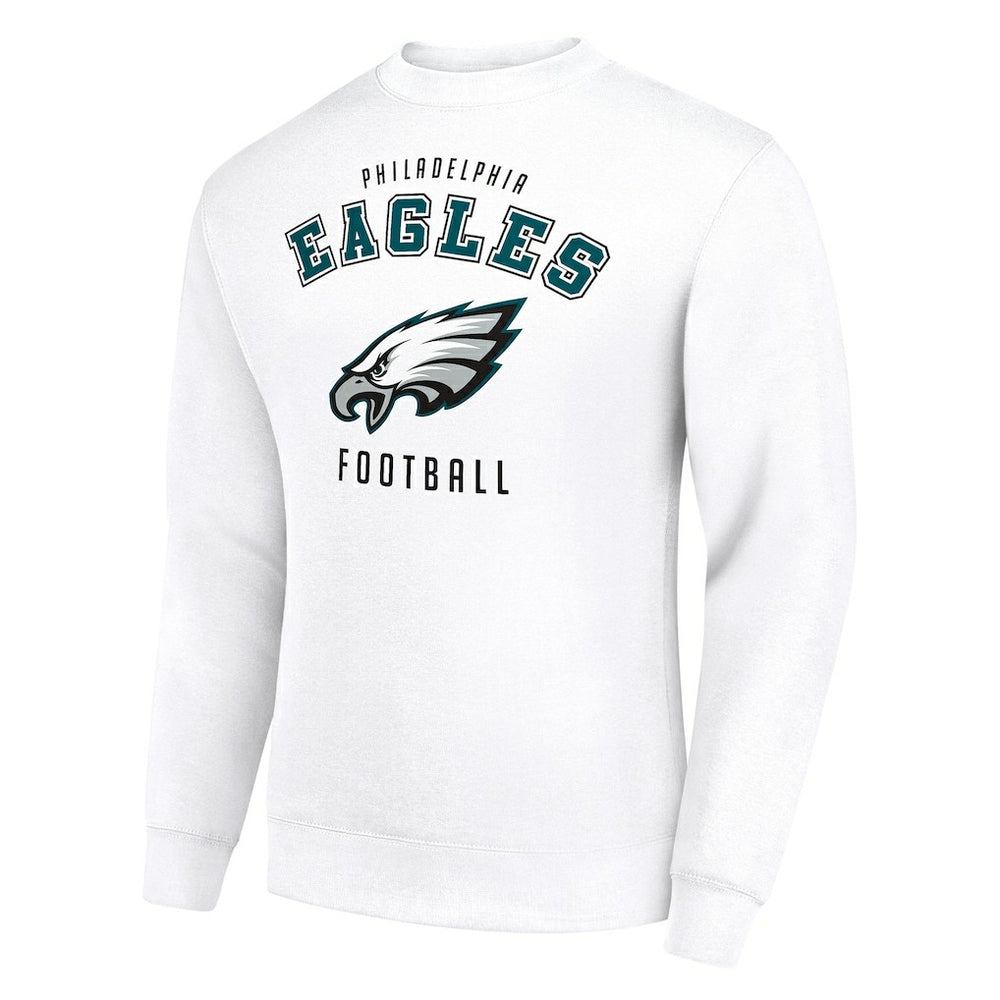 Philadelphia Eagles Starter Team Logo Pullover Sweatshirt White | NFL