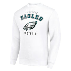 Philadelphia Eagles Starter Team Logo Pullover Sweatshirt White | NFL