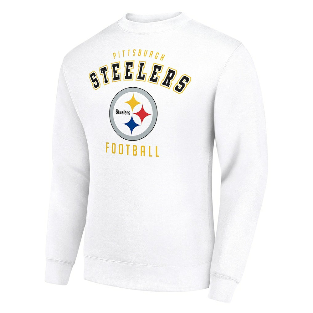 Pittsburgh Steelers Starter Team Logo Pullover Sweatshirt White | NFL