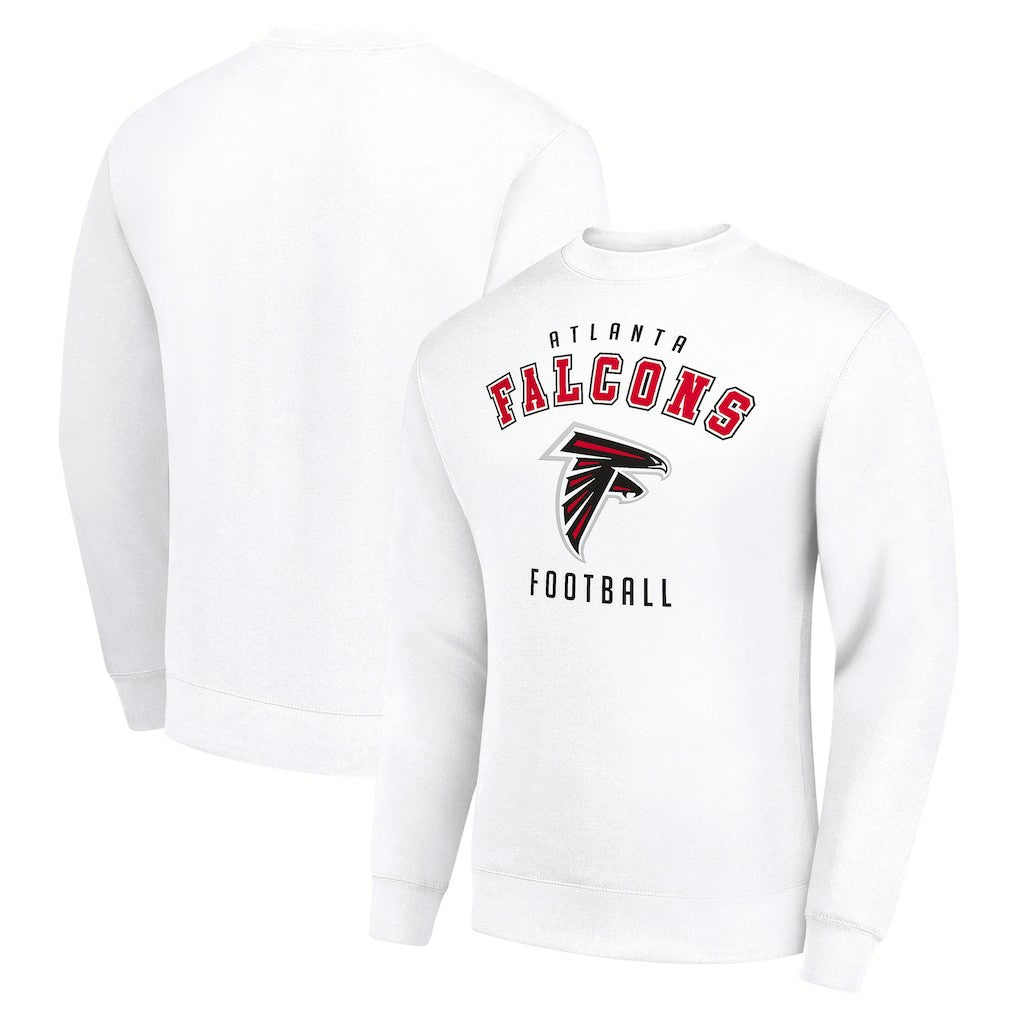 Atlanta Falcons Starter Team Logo Pullover Sweatshirt White | NFL