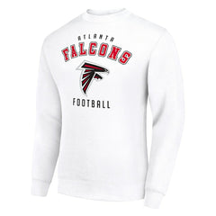 Atlanta Falcons Starter Team Logo Pullover Sweatshirt White | NFL