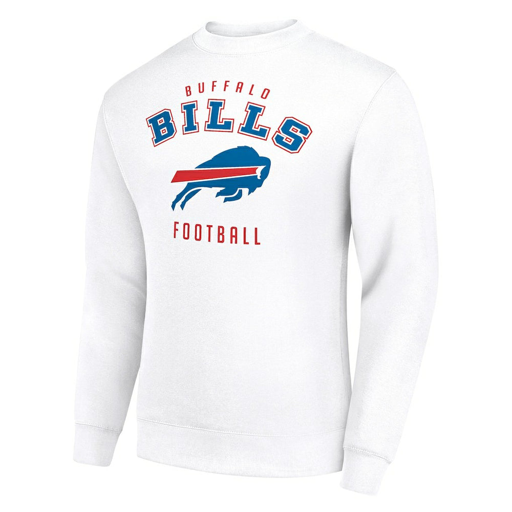 Buffalo Bills Starter Team Logo Pullover Sweatshirt White | NFL