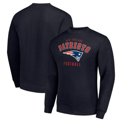 New England Patriots Starter Team Logo Pullover Sweatshirt Navy | NFL