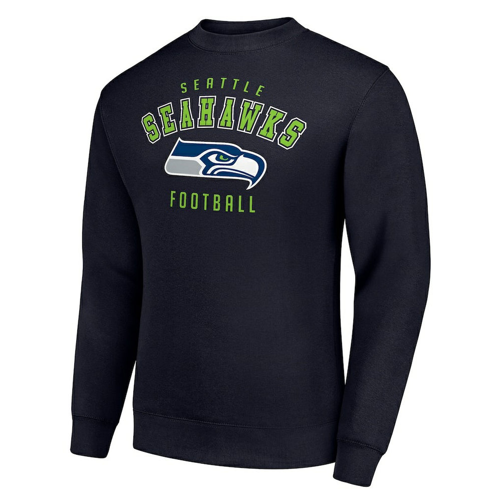 Seattle Seahawks Starter Team Logo Pullover Sweatshirt College Navy | NFL