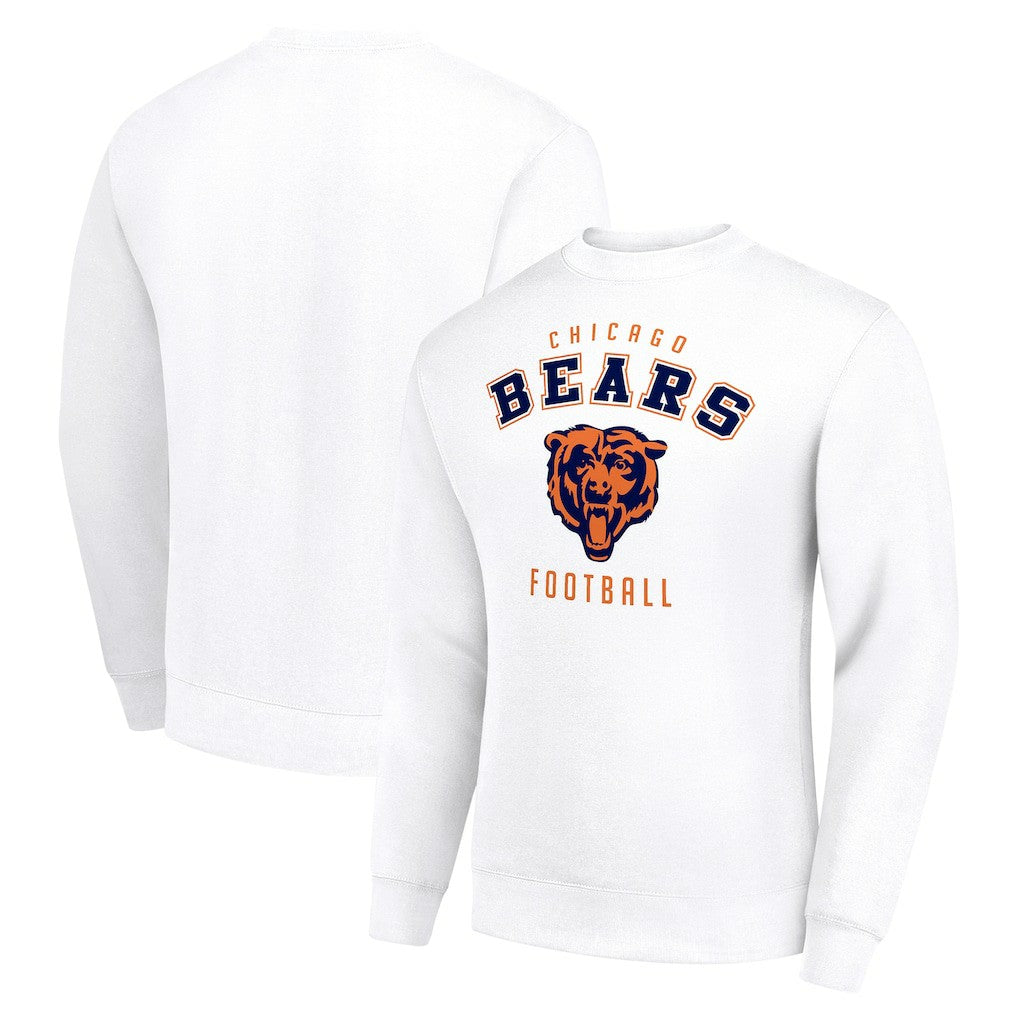 Chicago Bears Starter Team Logo Pullover Sweatshirt White | NFL