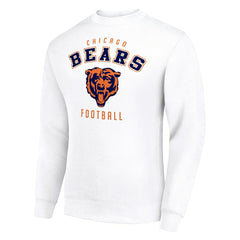 Chicago Bears Starter Team Logo Pullover Sweatshirt White | NFL