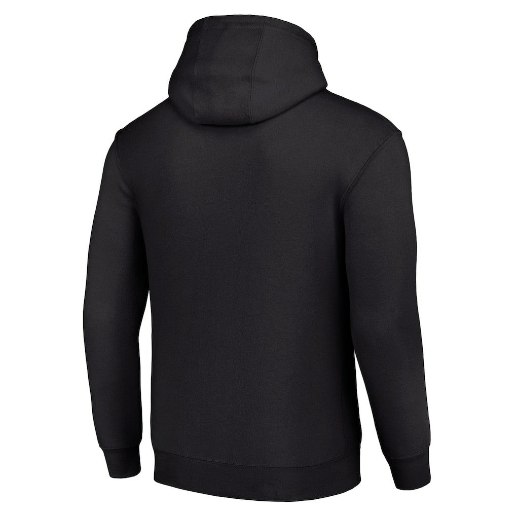 Minnesota Vikings Starter Unisex Team Mesh Print Graphic Tri-Blend Pullover Hoodie Black | NFL