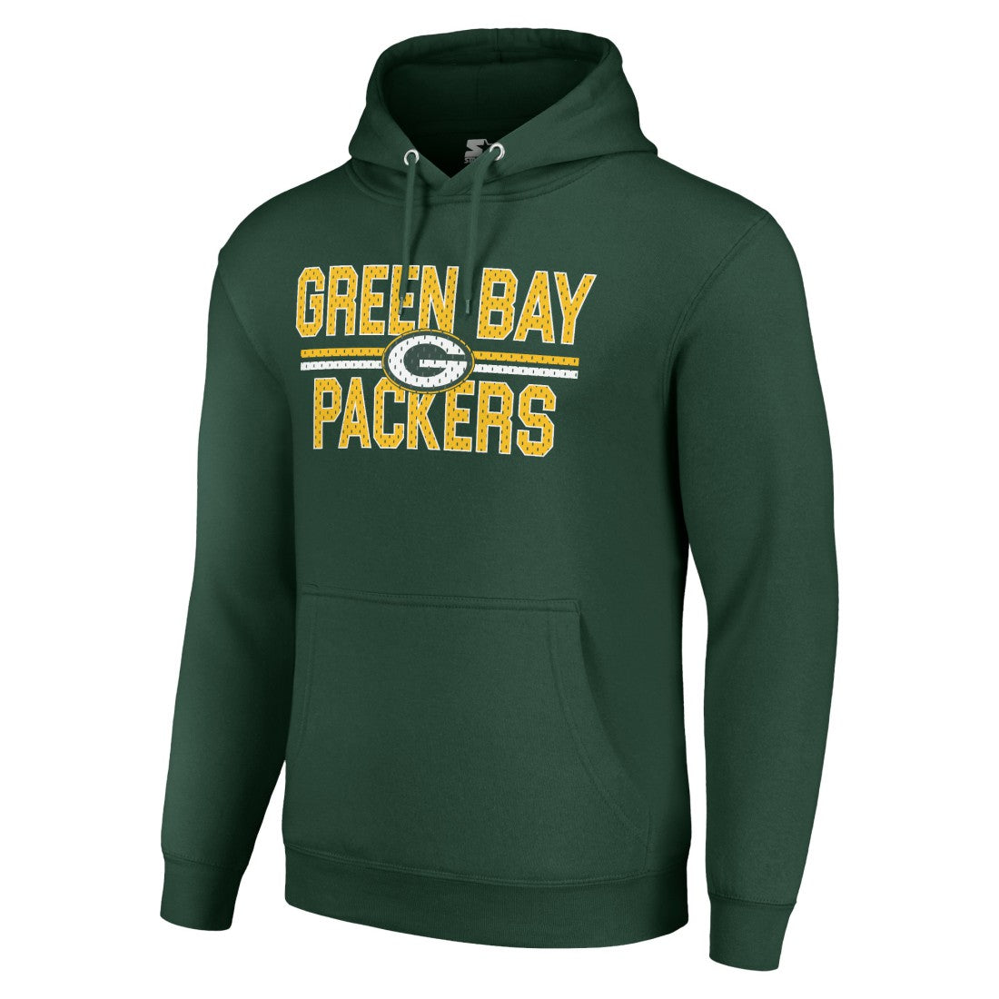 Green Bay Packers Starter Unisex Team Mesh Print Graphic Tri-Blend Pullover Hoodie Green | NFL