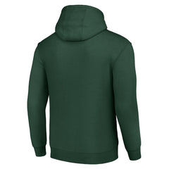 Green Bay Packers Starter Unisex Team Mesh Print Graphic Tri-Blend Pullover Hoodie Green | NFL
