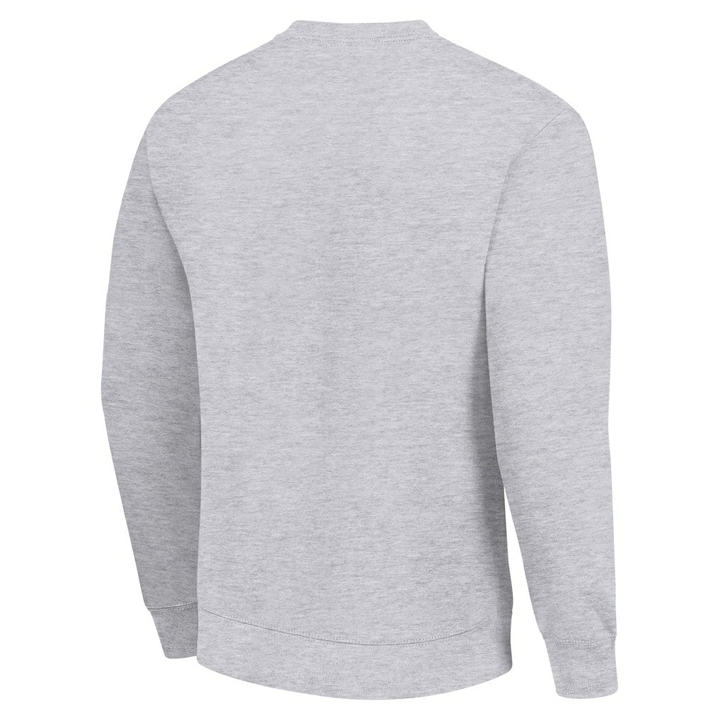 Chicago Bears Starter Team Mesh Print Graphic Pullover Sweatshirt Heather Gray | NFL