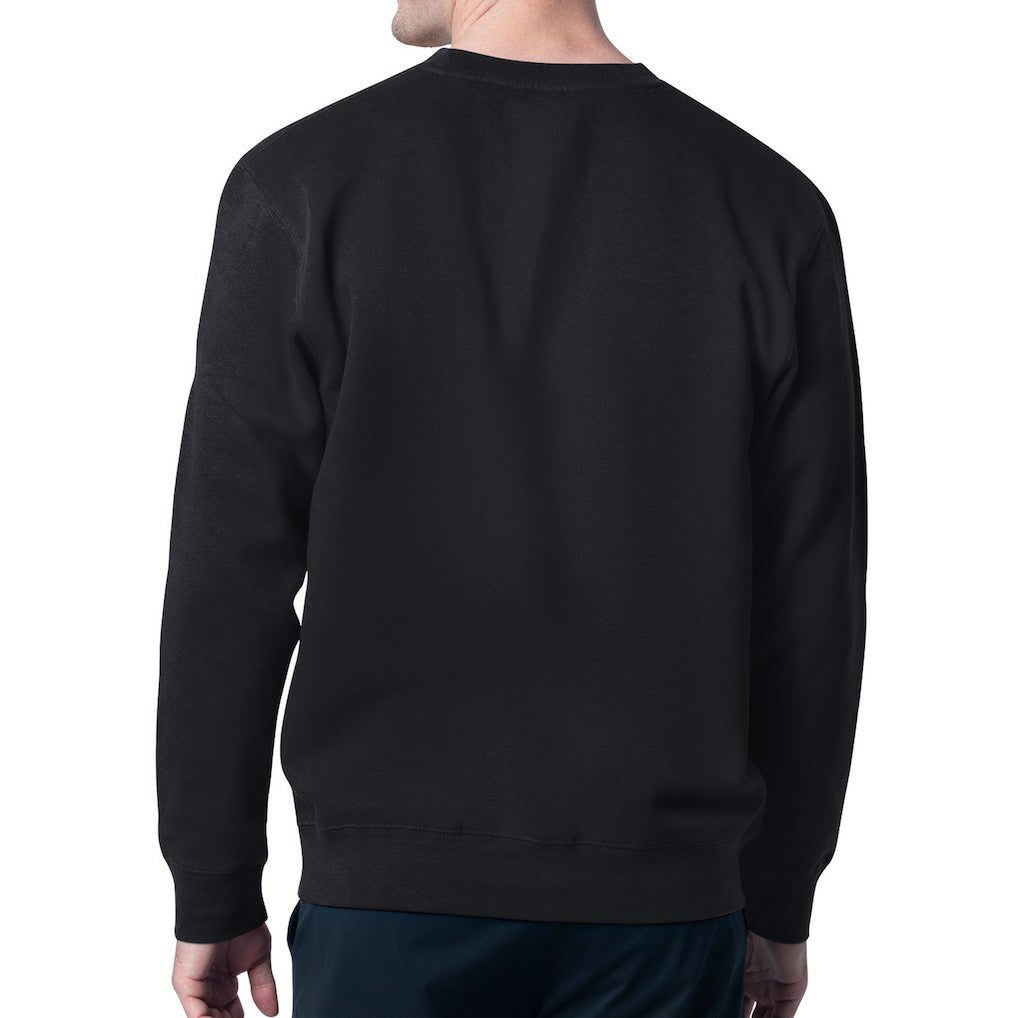 New York Jets Starter Team Mesh Print Graphic Pullover Sweatshirt Black | NFL