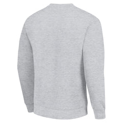 Houston Texans Starter Team Mesh Print Graphic Pullover Sweatshirt Heather Gray | NFL