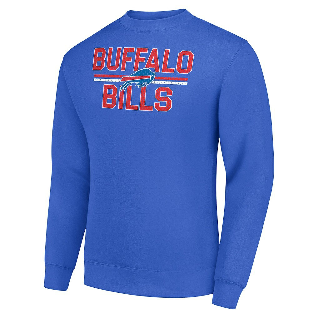 Buffalo Bills Starter Team Mesh Print Graphic Pullover Sweatshirt Royal | NFL