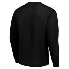 Detroit Lions Starter Team Mesh Print Graphic Pullover Sweatshirt Black | NFL