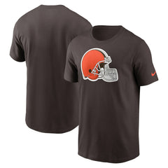 Cleveland Browns Logo Essential T-Shirt Brown | Nike for Sale