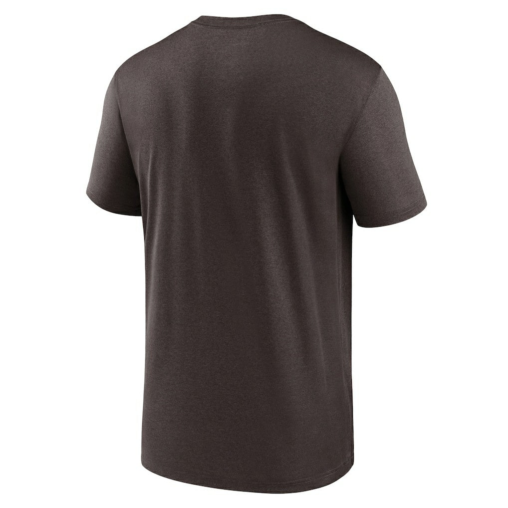 Cleveland Browns Primetime Legend Logo Performance T-Shirt Brown | Nike for Sale