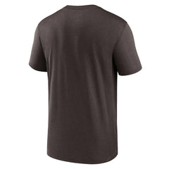 Cleveland Browns Primetime Legend Logo Performance T-Shirt Brown | Nike for Sale