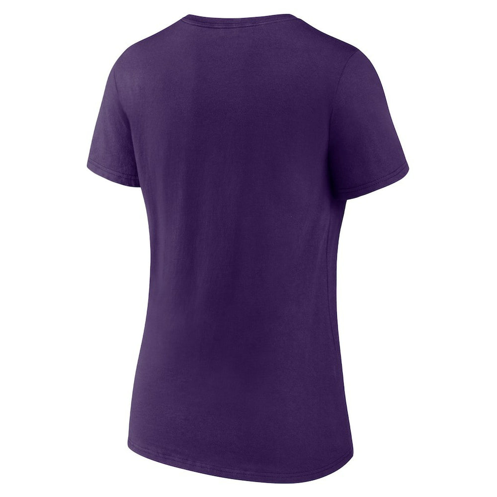 Baltimore Ravens Women's Victory Arch V-Neck T-Shirt Purple | NFL